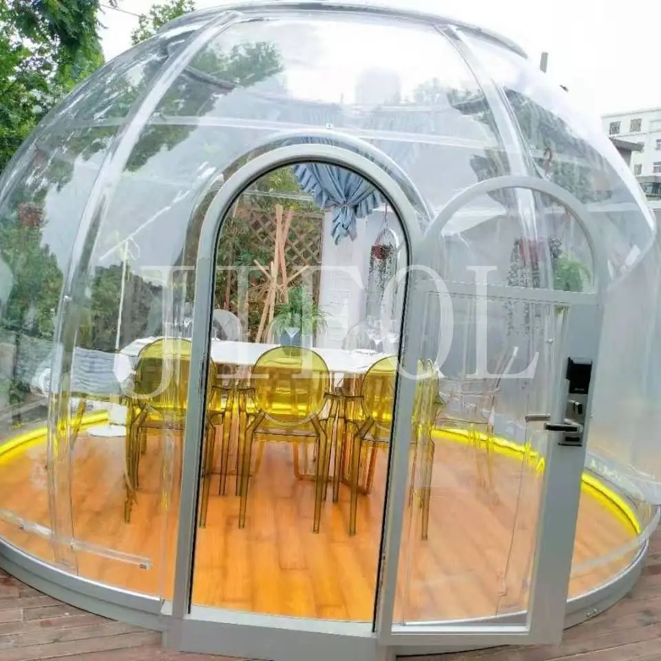 

Polycarbonate Dome House PC Glamping Igloo Clear Dome Inflatable Bubble Tent House