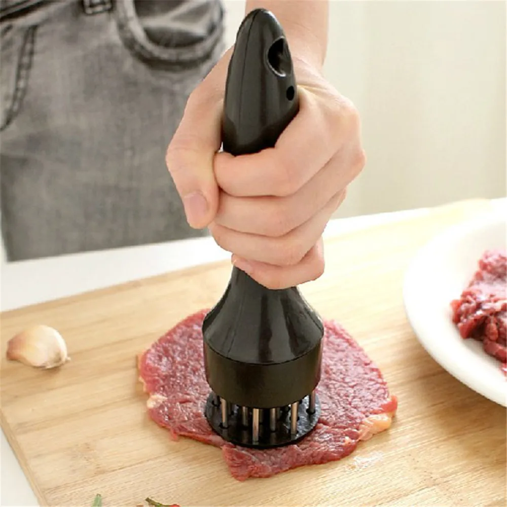 

Top Quality Stainless Steel Profession Meat Tenderizer Needle New Kitchen Tools Hot Sale Kitchen Tools Drop shipping, As photo
