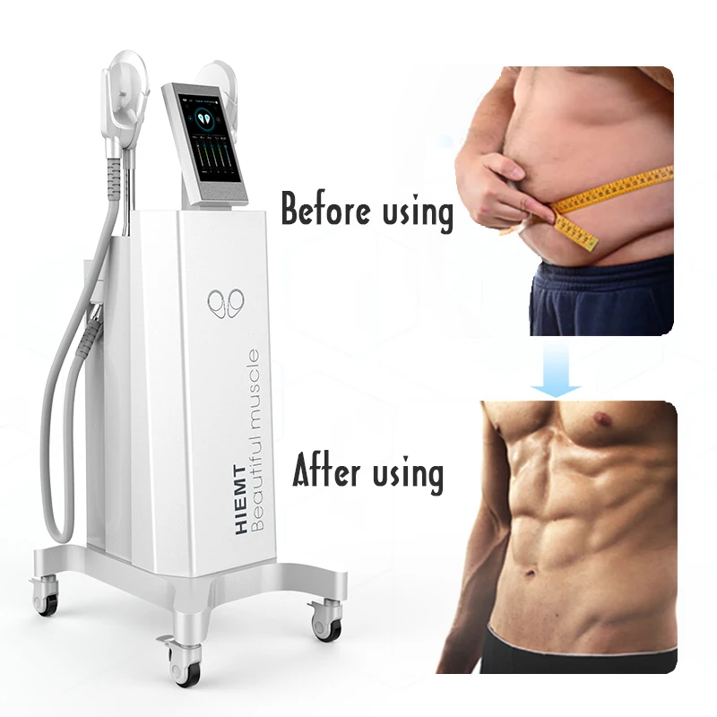 

High Intensity Electromagnetic Muscle Trainer Slimming Machine EMSlim System Stimulator Body Sculpt Fat Burning Machine