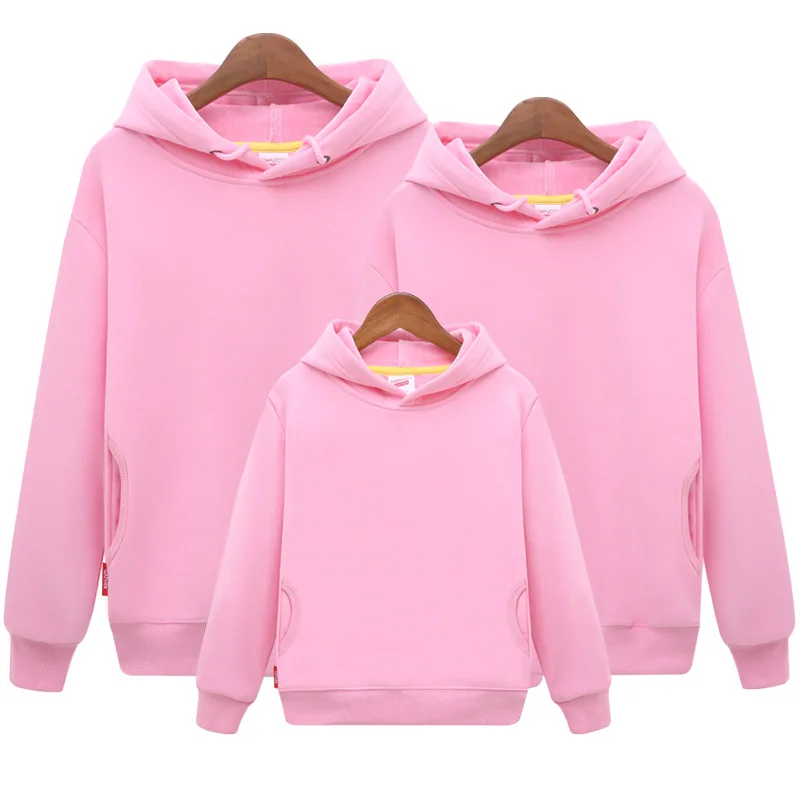

wholesale oem logo printed Plain Hoodies blank custom men women unisex adult and kids parent-child family hoodies, As the picture shown