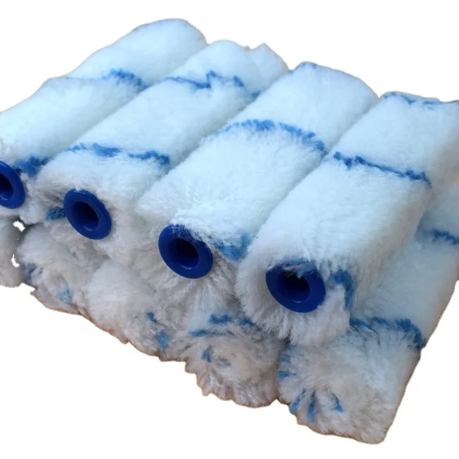 

Strip Mini Paint Roller Cover Synthetic Fiber Roller Cover In Brush