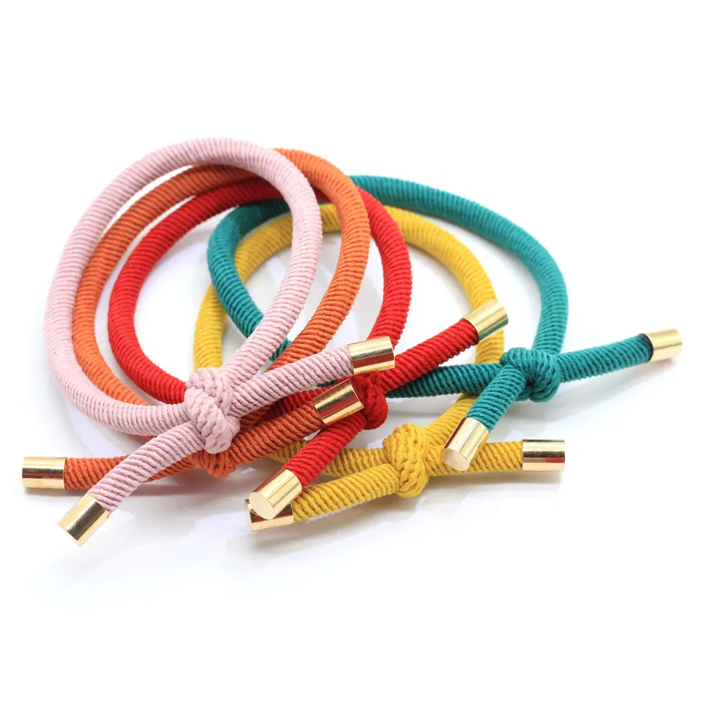 

5mm Thick Basic Hairbands Candy Color Hair Ties for Pigtails fit All Hairstyle Occasion