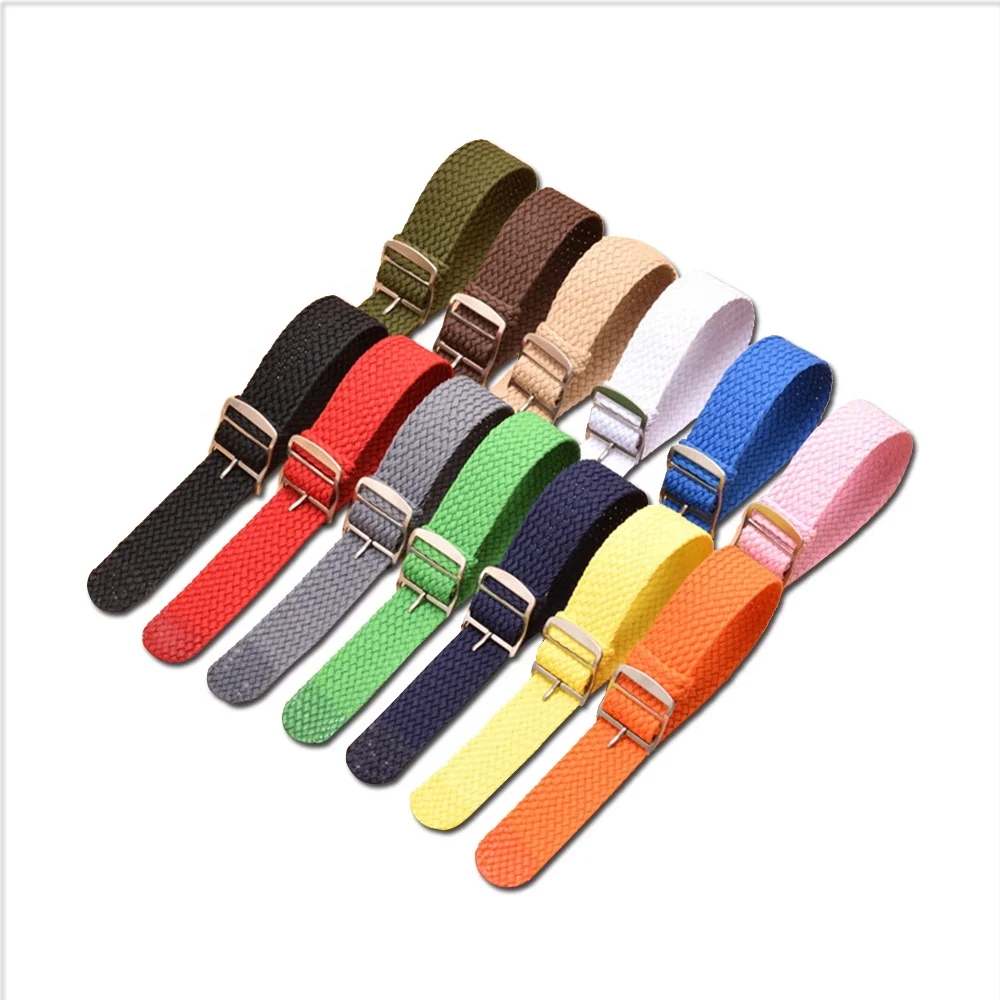 

Nylon Watch Band Stainless Steel Watch Buckle Nato Perlon Watch Strap, Varies