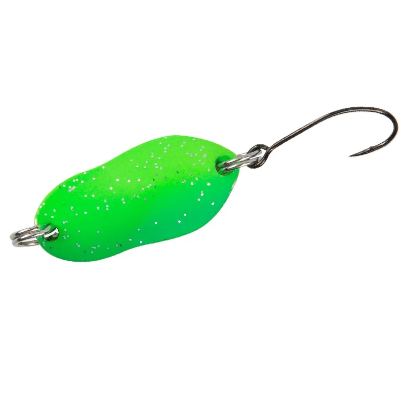 

MK01 Stocked Wholesale 2pcs Blade Spinner Spoon Metal Fishing Lure, 4 colors