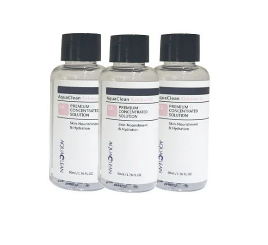 

Salon Use 3 Bottles 400ml AS1 SA2 A03 Aqua Peeling Solution oem korea aqua peel solution