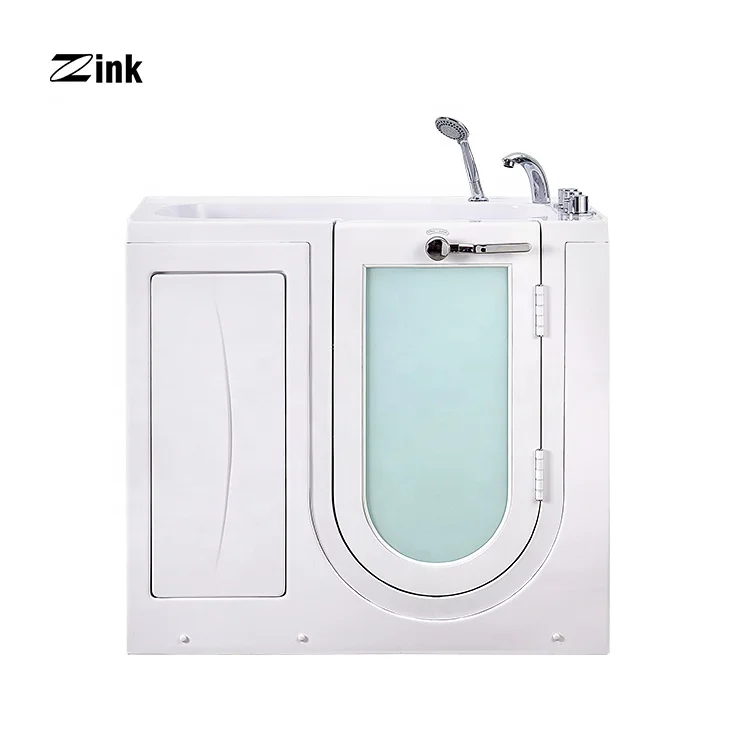 
Zink Acrylic Freestanding Home Plastic Container Handicapped Bath Tub 
