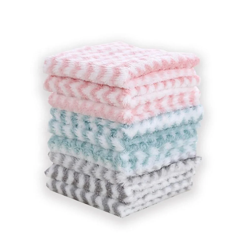

Free Sample Microfiber Cleaning Cloth Wholesale Kitchen Dish Plate Cup Towels Cloth, Standard 3 colors in available