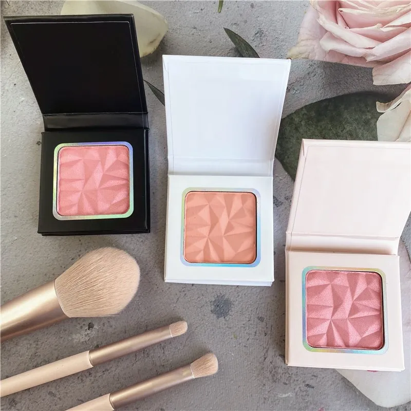 

Ready to Ship OEM Cosmetics Makeup Blush Powder Cheek Lasting Makeup Blush Pink Orange Blusher Single