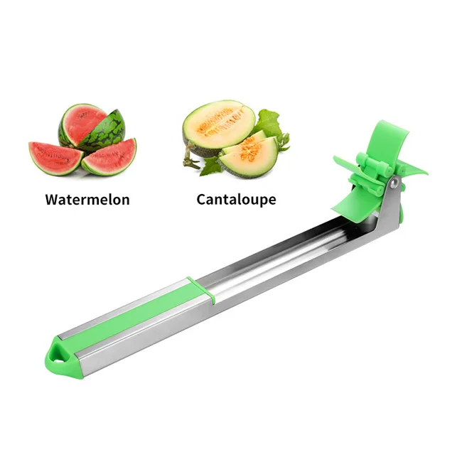 

Dropshipping Household Refreshing Windmill Stainless Steel Kitchen Gadget Cutter Watermelon Slicer