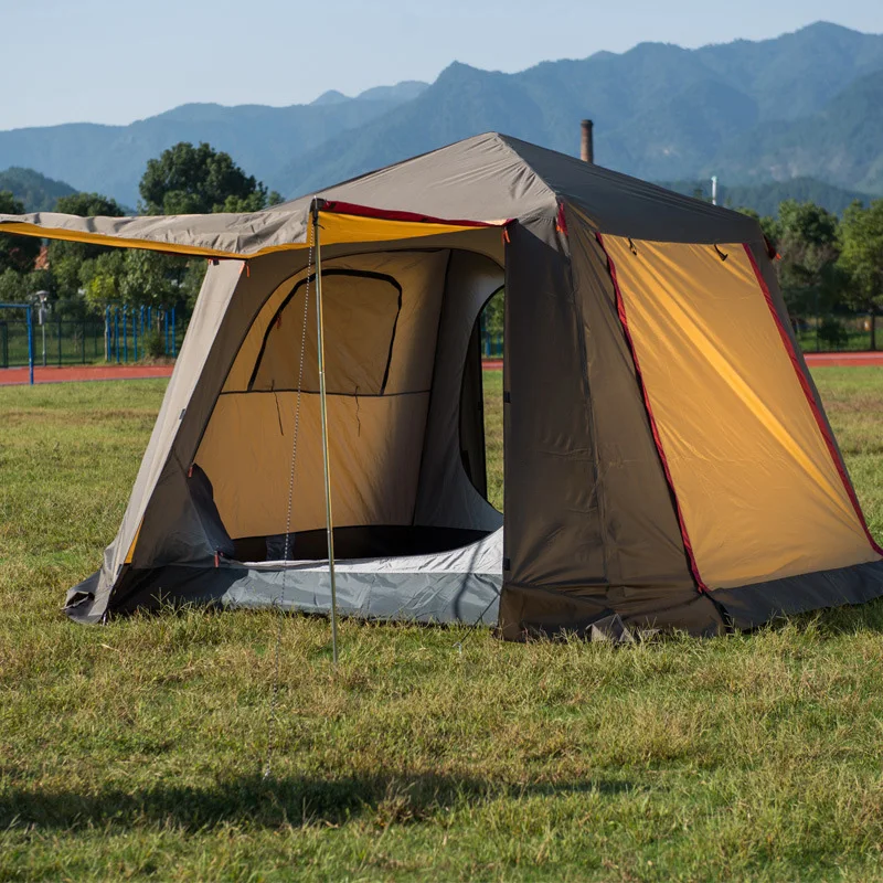 

Wholesale High Quality Camping Bushcraft Mountaineering Tent 4 Person Suppliers Portable Foldable Automatic Pop Up Outdoor Tent, Orange/green/red