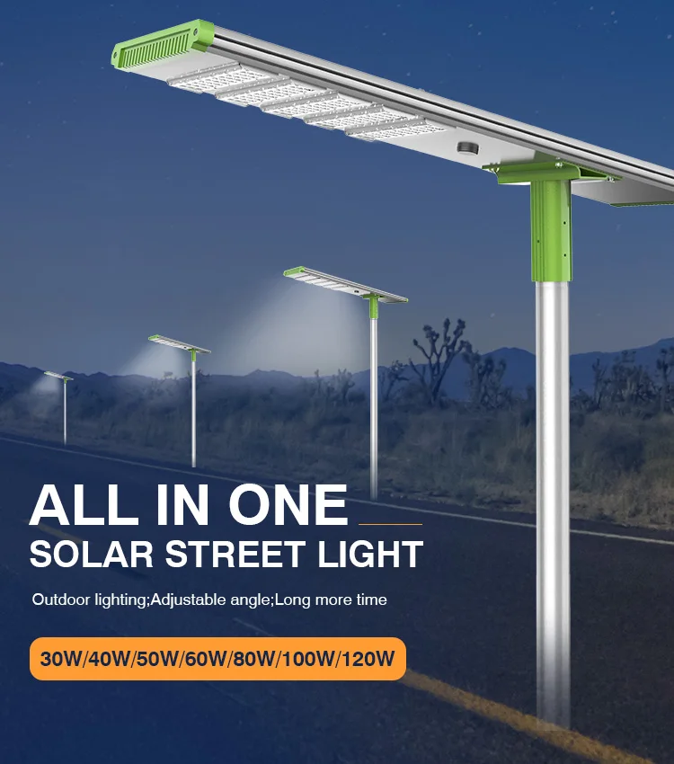 Anern outdoor led street light 100w pole specifications