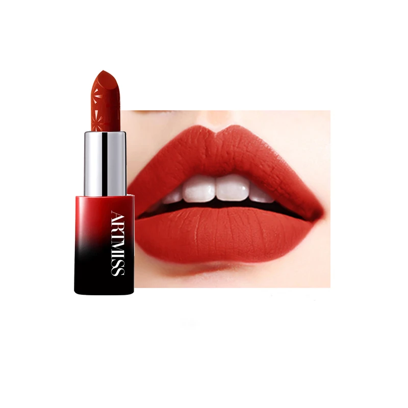 

2020 Hot selling makeup cosmetic high-fashion make your own private label matte lipstick, 4 colors