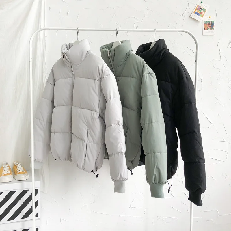 

2020 New Men's Jackets Men Casual Fashion Winter Puffer Jacket Mens Short Bomber Coats