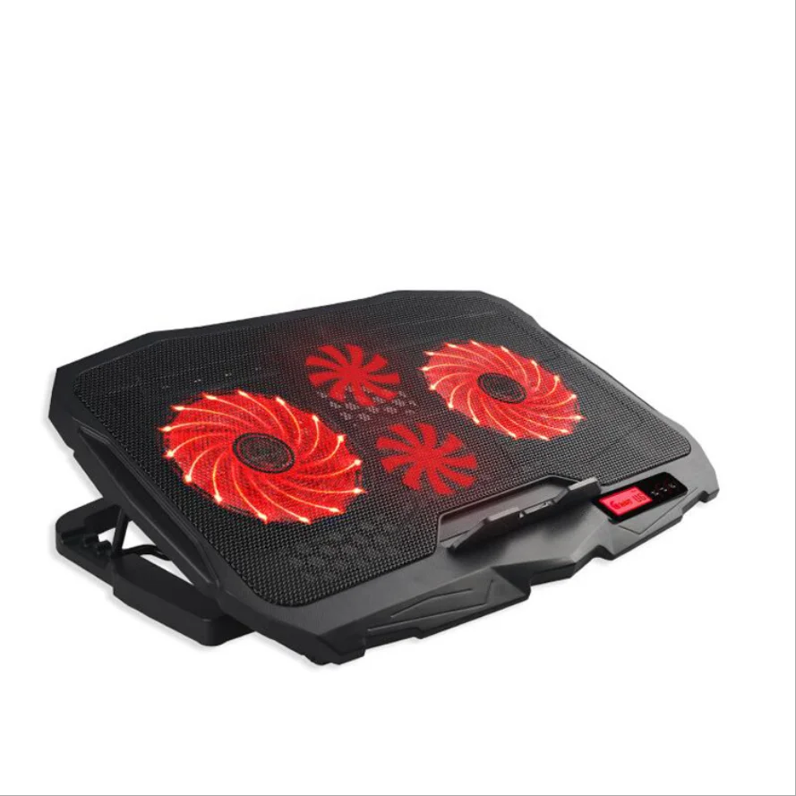 

Laptop Cooler Stand 4 Cooling Fans Cooler Notebook Fan Laptop Cooling Pad Two USB Ports Cooling Radiator Laptop Stand