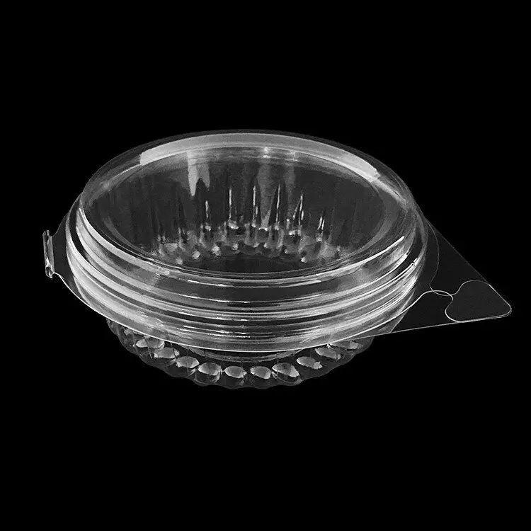 

8oz Custom Blister Plastic Snack Box Clear Disposable Flat Lid Food Storage Freshness Preservation Container