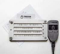 

private key mnemonic storage seed phrase recovery backup cryptocurrency bitcoin hardware cold wallet forTrezor Ledger keepkey