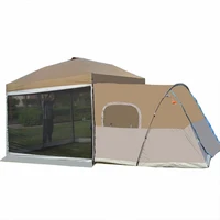 

Factory direct outdoor folding living room tent external tent mountain camping oxford awning tent outdoor