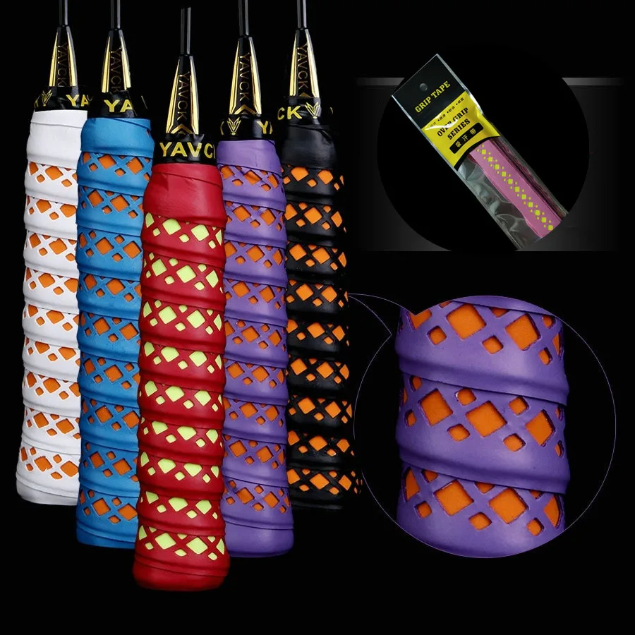 

Wholesale Cheap Colorful Badminton Grip PU Material Anti Slip Tennis Padel Keel Overgrip Band Grip Tape, Customized color