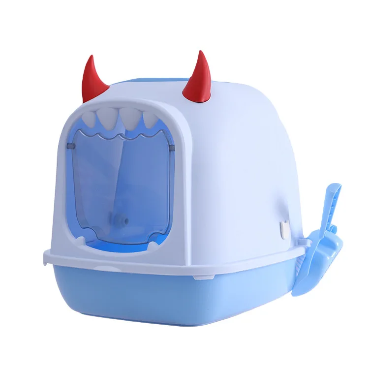 

Pet Supplier Indoor Filter Plastic Self Cleaning Portable Cat Toilet Litter Box For Cat Self Cleaning Litter Box For Cats