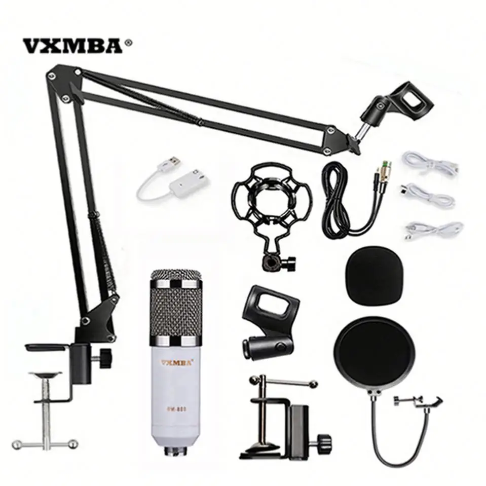 

Hot Sell Tripod Youtube Microphone Cell Vocal Mobile Phone Condenser