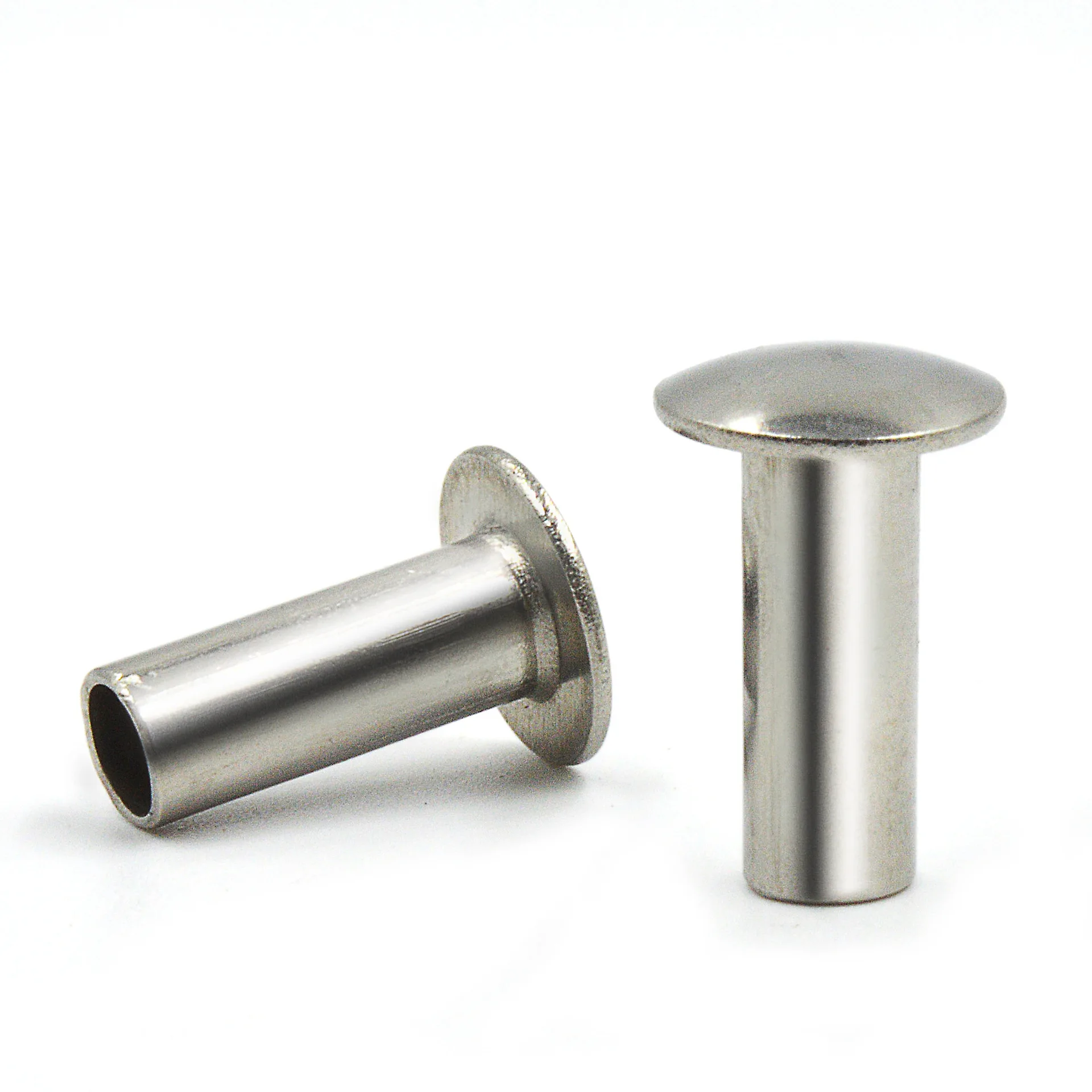 

China Rivets Manufacturer Pan Flat Head Semi-hollow Semi-tubular Rivets Aluminium Stainless Steel Semi Tubular Rivet