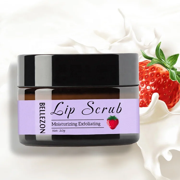 

Wholesale Exfoliating Flavored Lip Scrub Private Label Organic Moisturizing