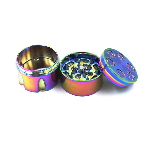 

Zinc alloy three-layer dazzle bullet smoke grinder 30 mm grinder machine