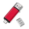Metal OTG usb flash drive 4G 8G 32G 64GB pendrive Memory usb stick with Custom logo