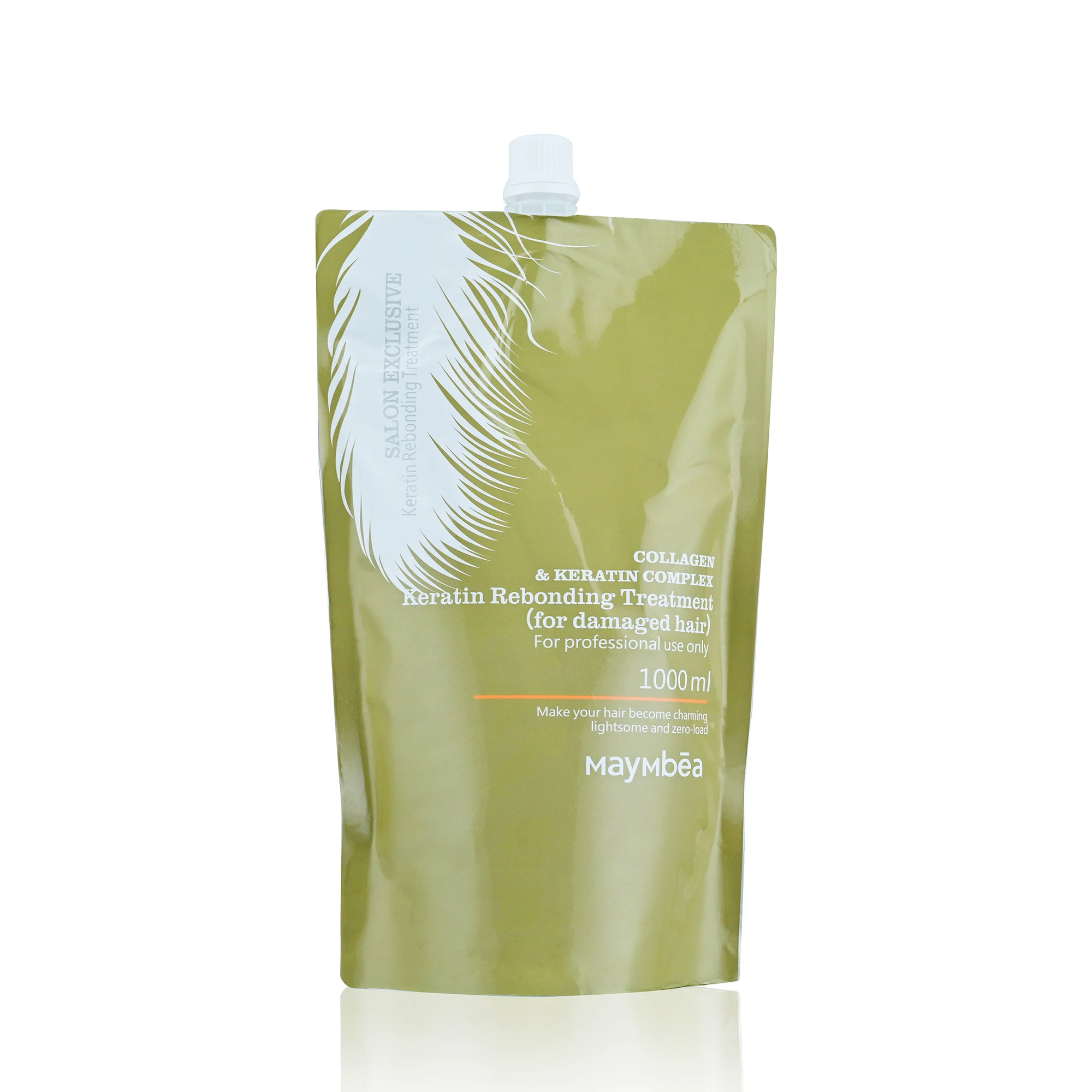 

Private Label Men's Hair Care Products Hair Straightening Cream, White