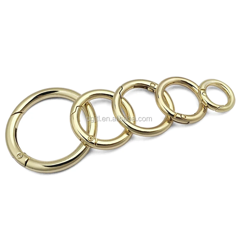 20mm Metal Zinc Alloy Spring O Ring For Key Chain Handbag Diy ...
