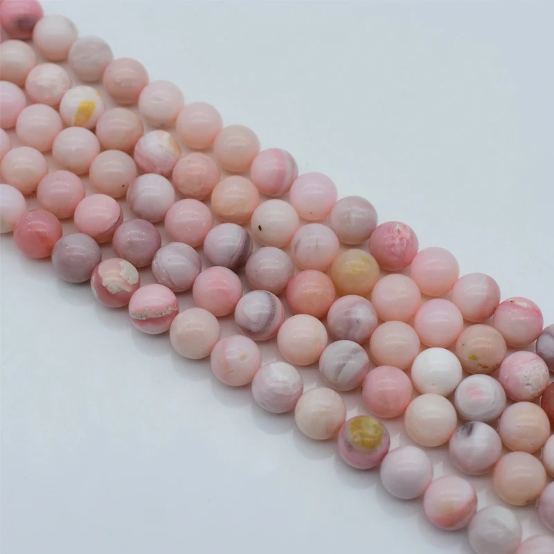 

Trade Ansurance 4/6/8/10/12mm High Grade Natural Pink Opal Loose Beads