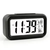 

Home Decoration Desk and Table Electronic LCD Display Digital Alarm Clock with Calendar