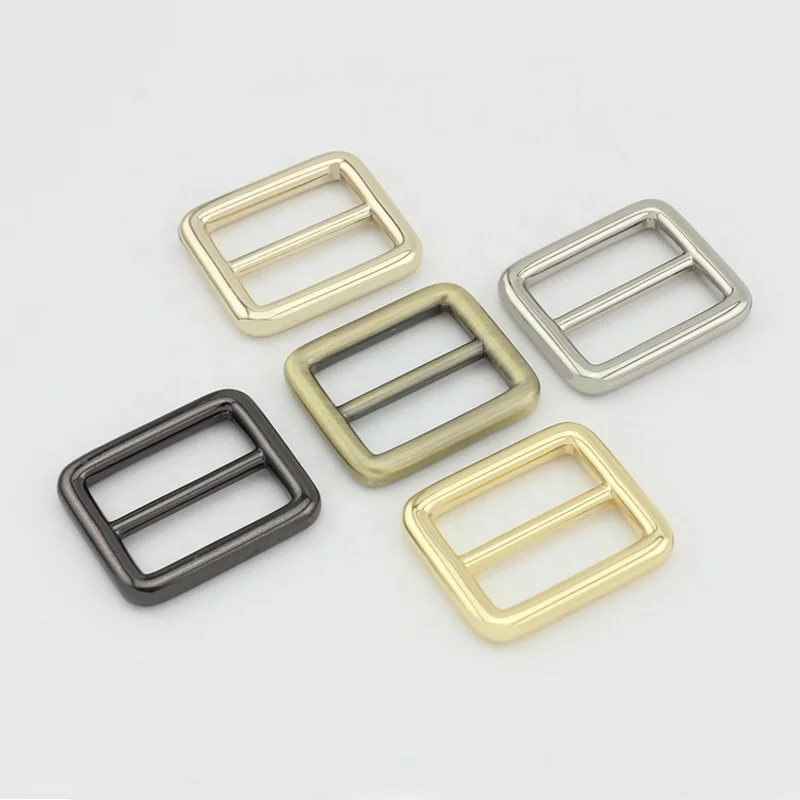 

Nolvo World 6 colors 25*21mm 1" metal tri-glide sliders adjustable buckle for handbag leather strap