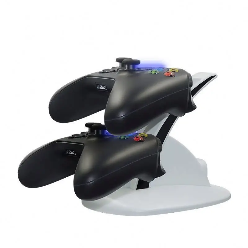 

Ps4 dual sense controller charging dock TOLrj gamepad charging station, White