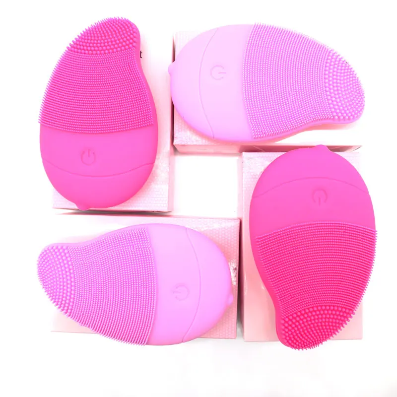 

2021 amazon hot selling face care electric waterproof sonic face cleaning spin wash ultrasonic facial cleansing massage brush