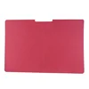 Factory direct sale dark pink custom printed a4 manila kraft paper file folder as stationery