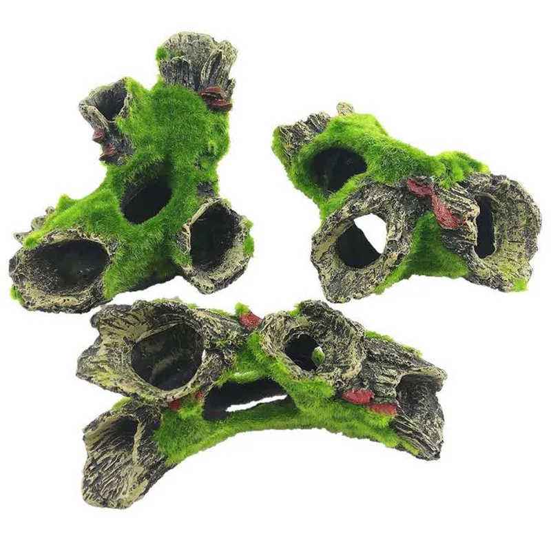 

Aquariums Decoration Resin Castle Landscaping Fish Tank Tower Resin Cave Ornaments