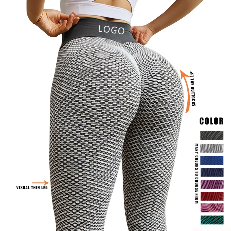 

High Quality Fitness Leggings Yoga Set Tik Tok Mesh Leggings For Women, As show