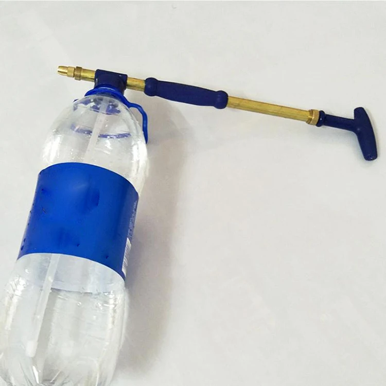 

Plastic Bottle Universal Simple Sprayers Battery Powered Flower Waterting with Filter, Blue