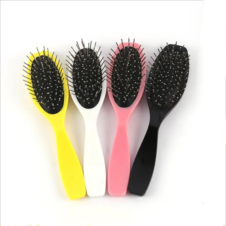 

wholesale fashion Professional personalized shower Massage Private Label Hair Brush, Yellow, white, pink, black, brown