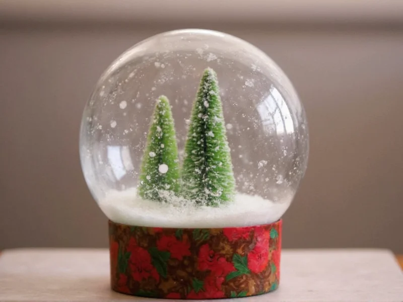 homemade snow globe