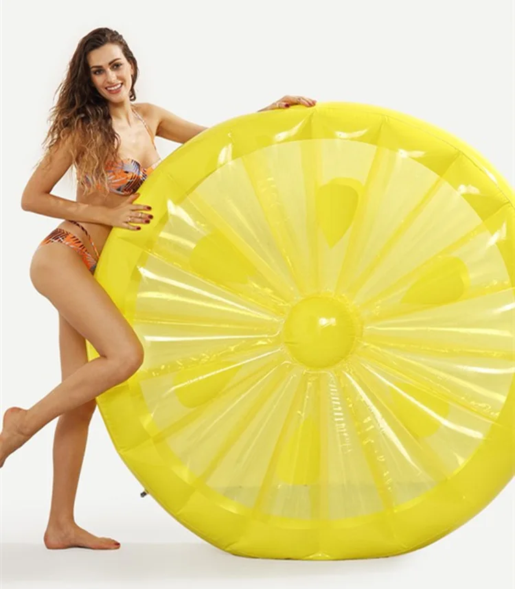 

lemon pool mattress lemon floatie beach toys inflatable mattress, Yellow