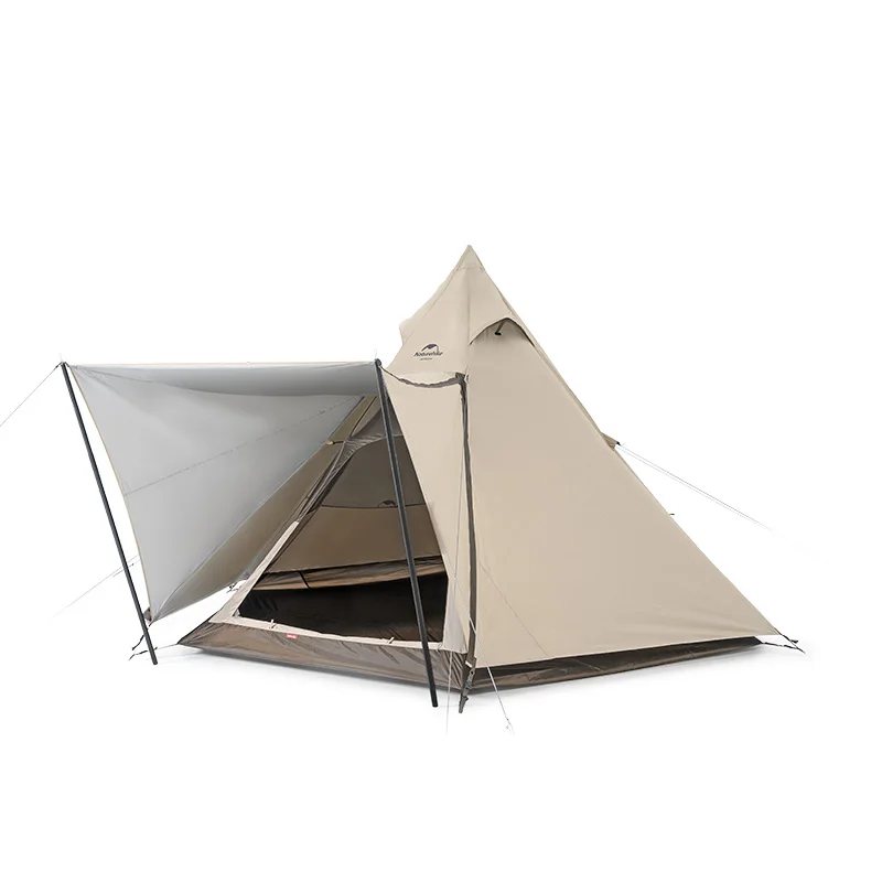 

Naturehike outdoor camping UPF 50+ Ranch hexagonal pyramid tent for 3-4 man