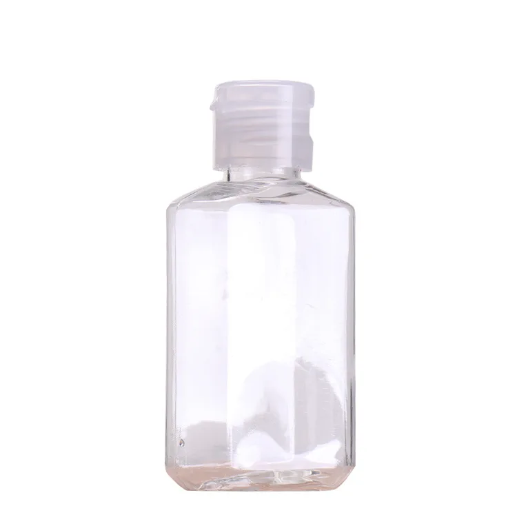 

2oz pet Hotel Hand Sanitizer Biodegradable Empty Bottle Disinfecting hand sanitizer dispenser, Transparent