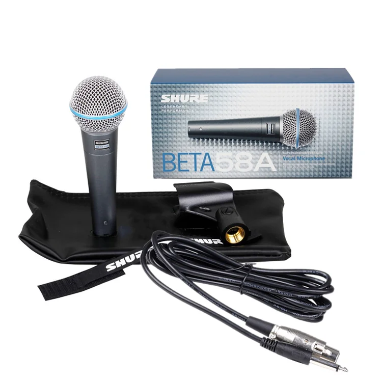 

Classic Shure Wired Microphone Supercardioid Dynamic Vocal Microphone Shure Beta 58a Microphone Sm58 Handheld Microfone