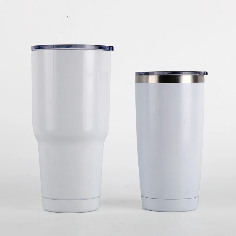 

New style 20oz/30oz Double Wall Stainless steel Sublimation blank tumbler with lid