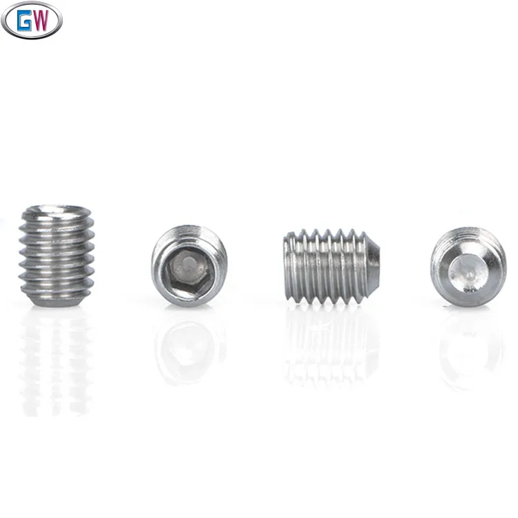 
Stainless Steel 304/316 Socket Cup point Set Screws 