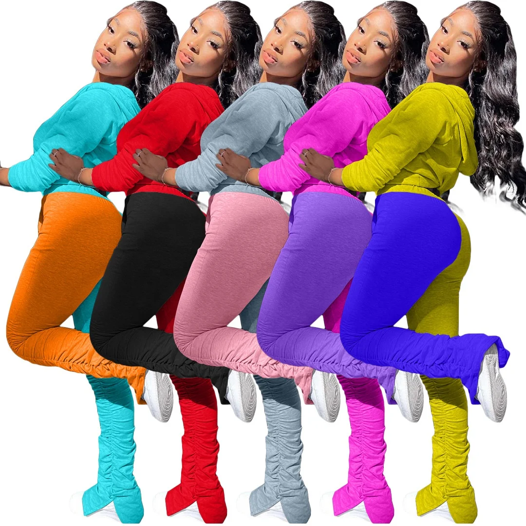 

B63604A Manufacturers direct fashion tie-dye printing thickened hoodie sports two-piece set, Yellow/red/purple/gray/blue