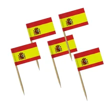 Chine Haute Qualit&eacute; Personnalis&eacute; Longue G&acirc;teau Drapeaux de Cure-Dents ROYAUME-UNI Sain &Eacute;cologique