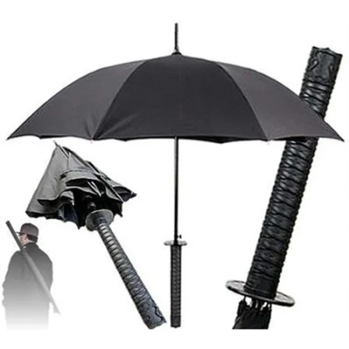 

High Quality Custom Japanese Katana Samurai Sword Handle Shaped Umbrella With Katana Sword, Customized color